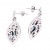 E-0164-BACK Larimar Jewelry Earrings by MelyMar - An MJM International, co.